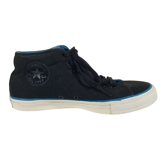 Converse CONS Skate Shoe Rare All Star CTAs Mid-top Black w/Blue Lining main image 9